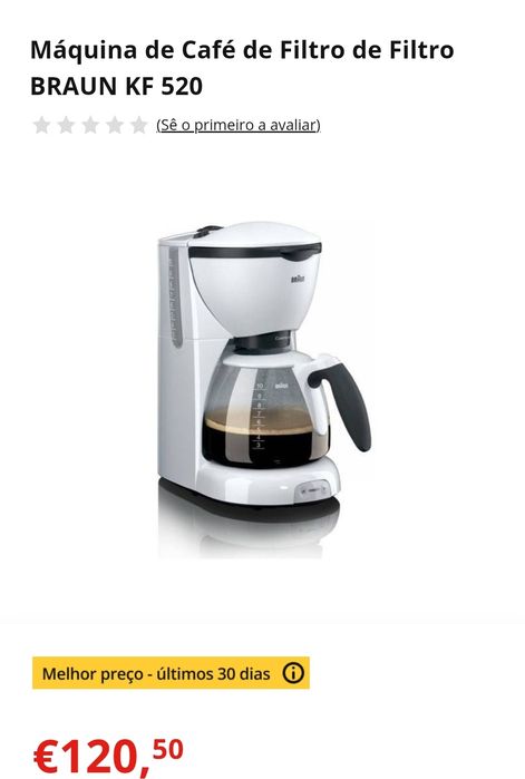 Máquina de café BRAUN