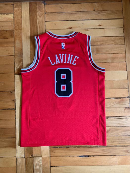 Шикарная баскетбольная Майка Nike NBA Chicago BULLS 8 LAVINE