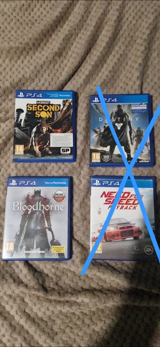 Zestaw gier ps4 stan idealny