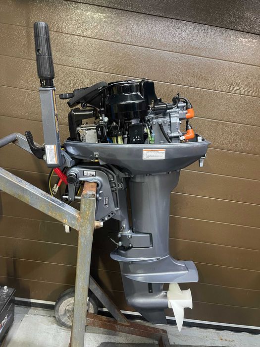 мотор лодочний двигун до човна yamaha 15 електростартер 2т