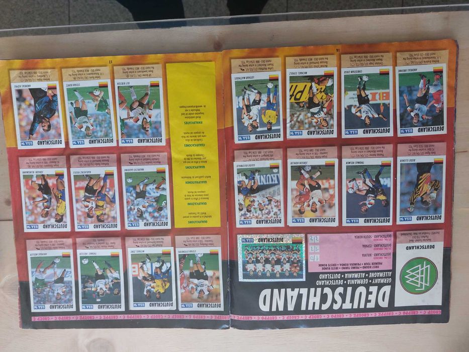Caderneta Mundial 94 USA completa com maradona