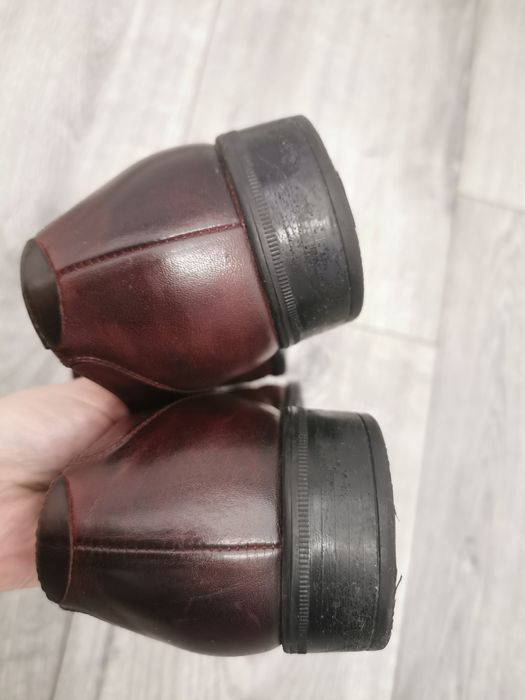 Burgundowe buty ślubne eleganckie Giacomo Contii