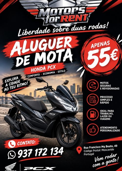 Aluguer Honda PCx