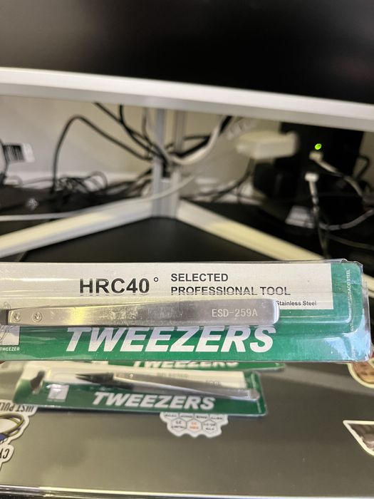 Conjunto de pincas anti estaticas