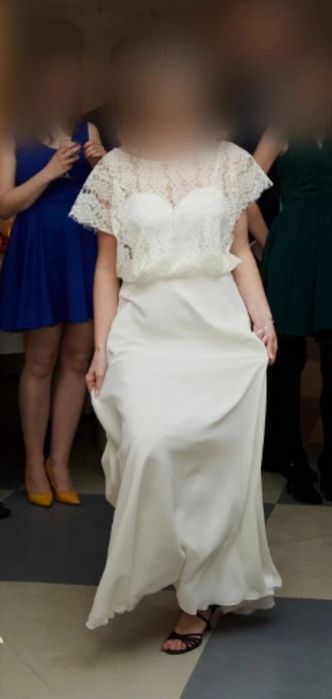 Suknia ślubna kremowa