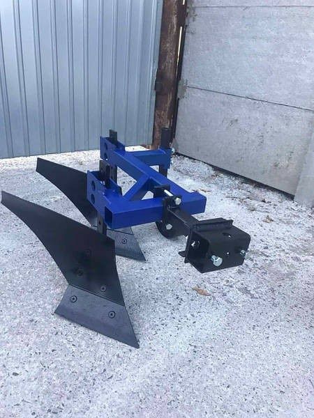 Плуг мотоблочный двух корпусный 2*20, удлиненная сцепка