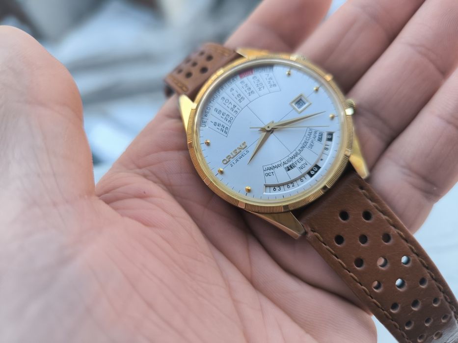 LATA 60 UNIKAT zegarek orient cesarski patelnia królewski multi year