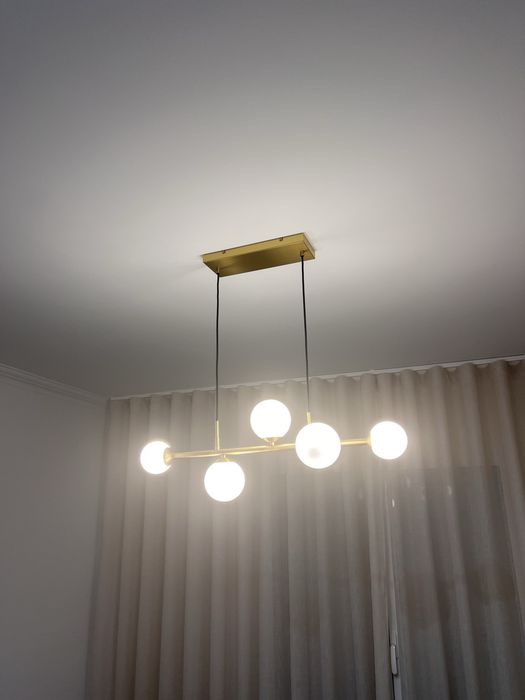 Candeeiro de teto 5 luzes ( lampadas incluidas