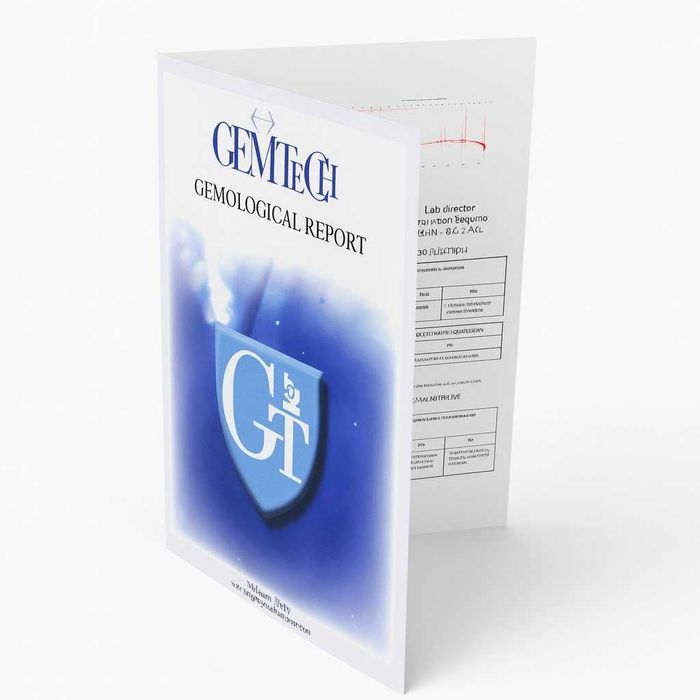 Colar Banhado a ouro Safira - Topázio - Banho de ouro 18K