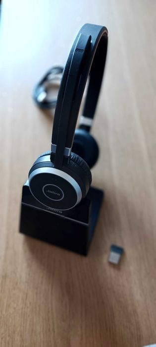 Słuchawki Jabra Evolve 65 ze stacją ładującą