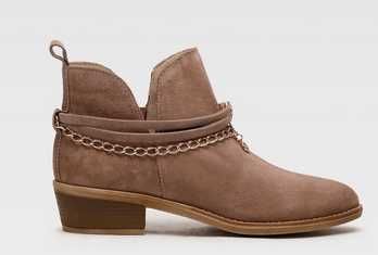 zamszowe botki  boho lasocki 39 gratis