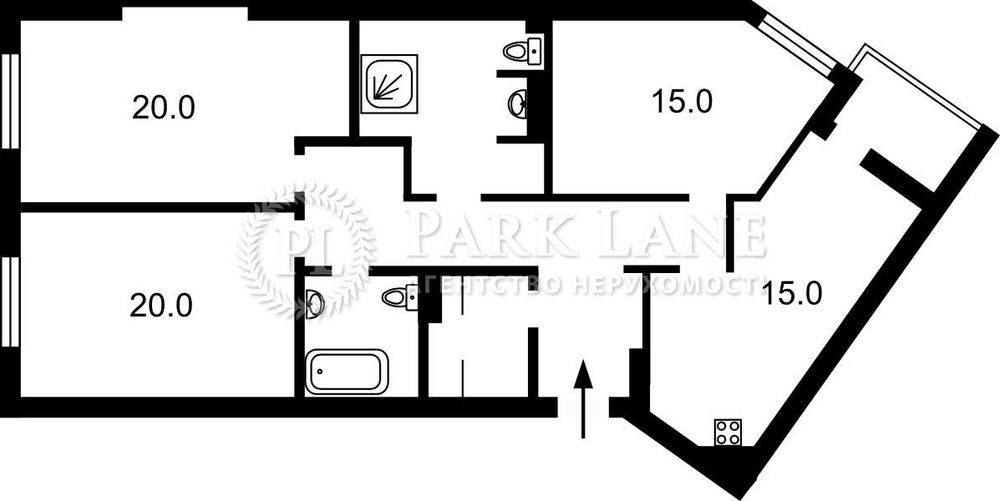 3-кімнатна квартира за адресою бульвар Дружби Народів (площа 111 м²) - Atlanta.ua - фото 13