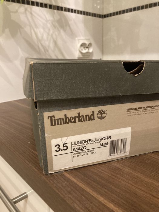 Timberland 35 matowe czarne