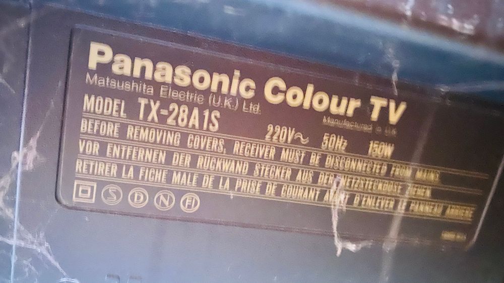 Panasonic 28” телевізор (кінескопний, робочий)