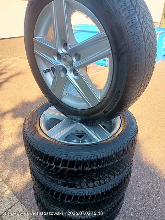 Koła aluminiowe z oponami zimowymi kia ceed