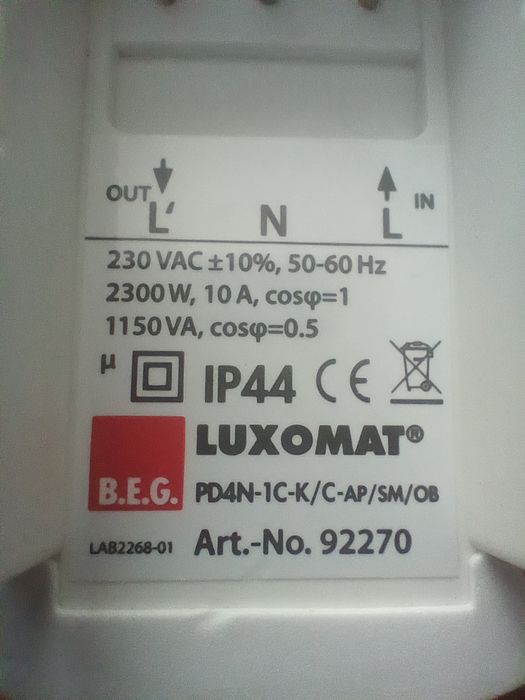 Czujnik ruchu luxomat