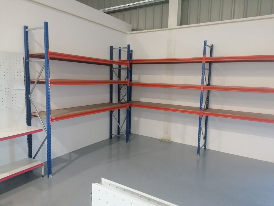 Estantes de armazém, parteleiras industriais, picking