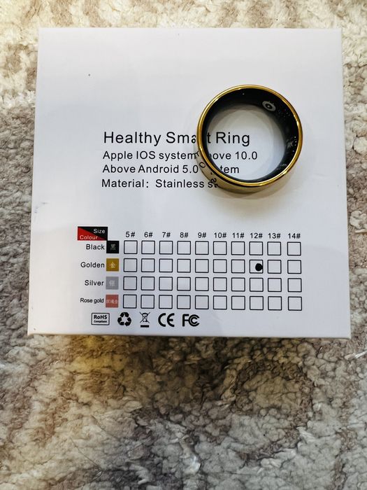 Розумне кільце LuckRing Smart Heart Ring (Розмір 12, це 21,4мм)
