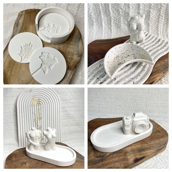 Figurki pojemniki podstawki ozdoby do domu