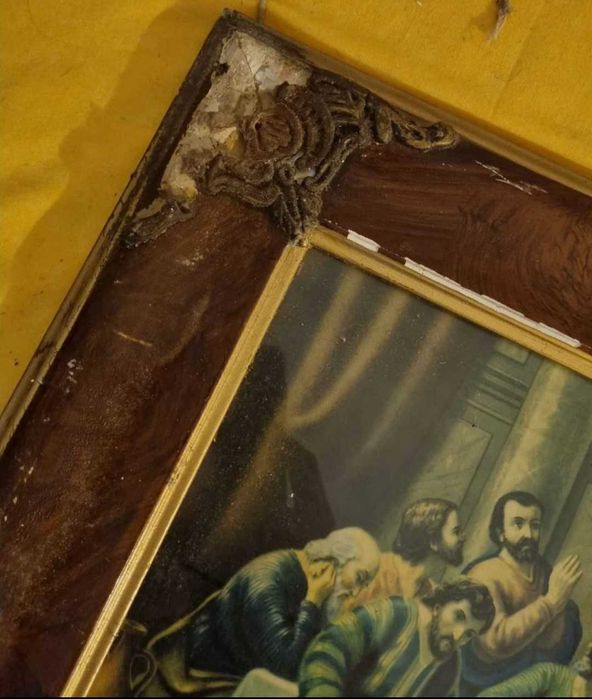 Quadro Antigo Seia de Cristo para restauro