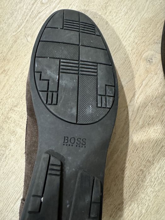 Hugo Boss чоловічі макасини натуральний замш 42 розмір