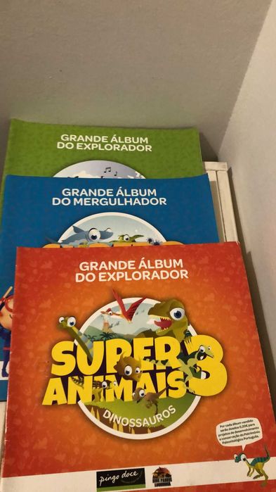 Coleção Completa Álbuns Super Animais Pingo Doce (1, 2 e 3)