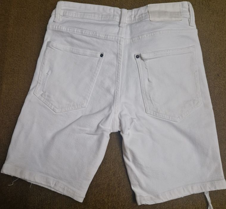 Calções brancos Bershka Denim