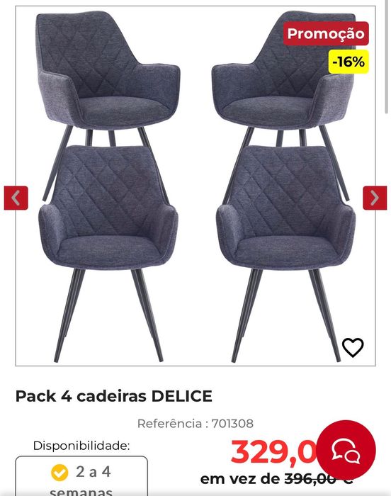 Vendo cadeira sala/ quarto