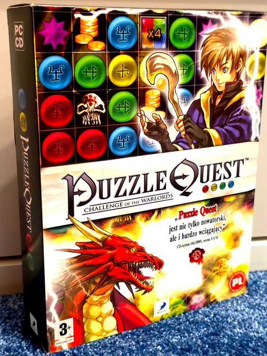 Puzzle Quest: Challenge of the Warlords (2007) - Big Box - PC PL