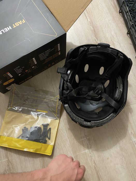 Capacete Airsoft Preto