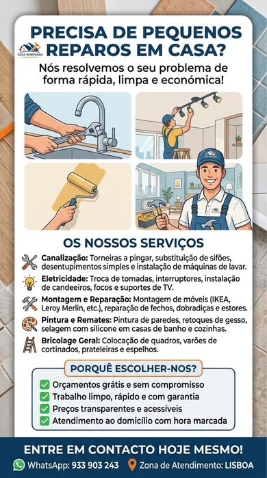Todo tipo de trabalhos