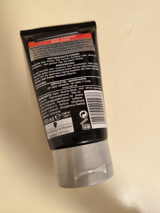 Żel do włosów Taft Power Styling Gel 150 ml