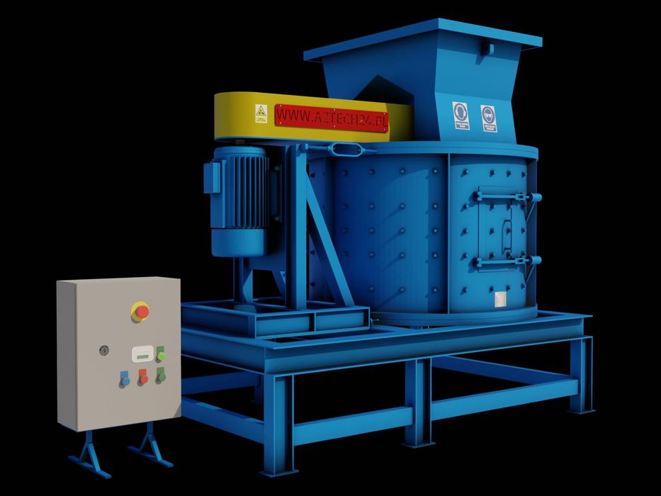 Kruszarka młotkowa !! KM-PI-800 - młyn do kruszyw, frakcja 0-5mm !!