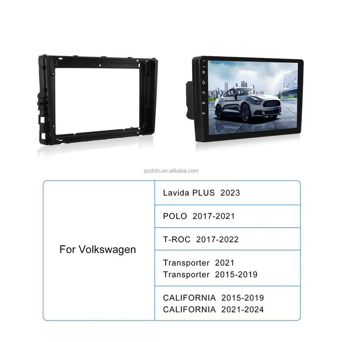 Rádio Android 9" 4/64GB | Wireless CarPlay/Auto | VW Polo (2017-25)