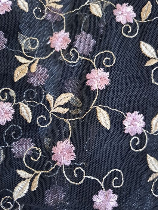 Пеньюар черный прозрачный кружевной,  размер S, новый