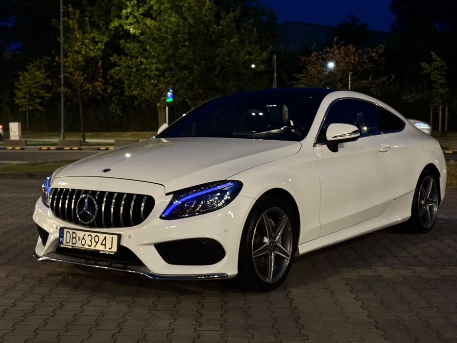 Mercedes-Benz Klasa C C 200 Coupé 4MATIC | 9-TRONIC | AMG Line | Salon Polska | Model 2018 |