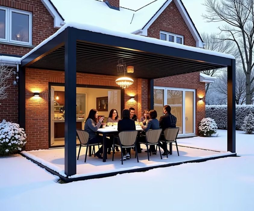 Altana ogrodowa pergola aluminiowa do ogrodu 3x4 300x400