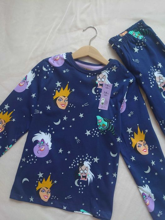 Piżama dziewczęca Złoczyńcy Disney Primark 7-8 / 128