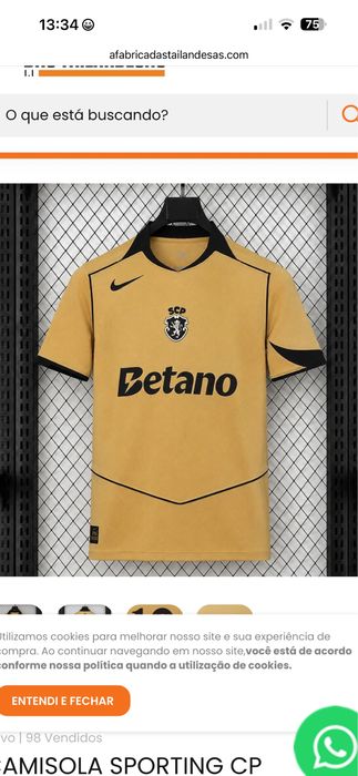 Vendo camisas de futebol