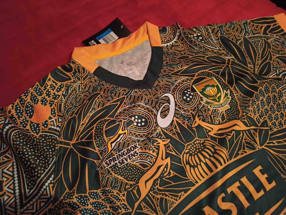 Camisola Equipamento Rugby ASICS | 7s África do Sul | NOVA