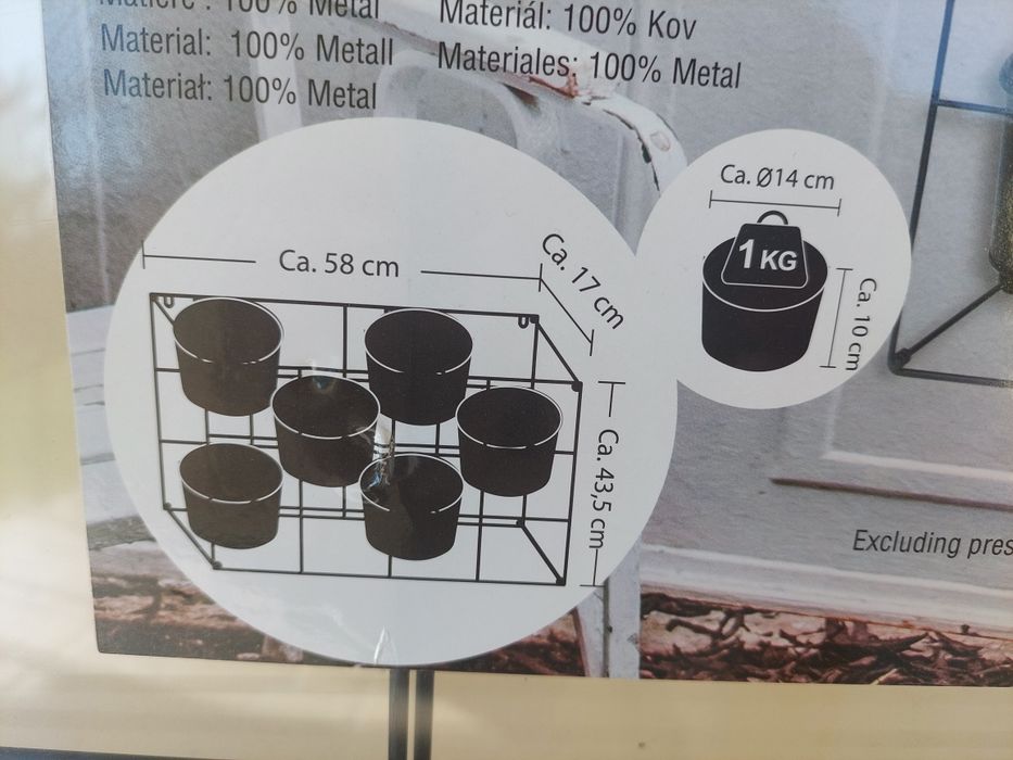 Kwietnik metalowy