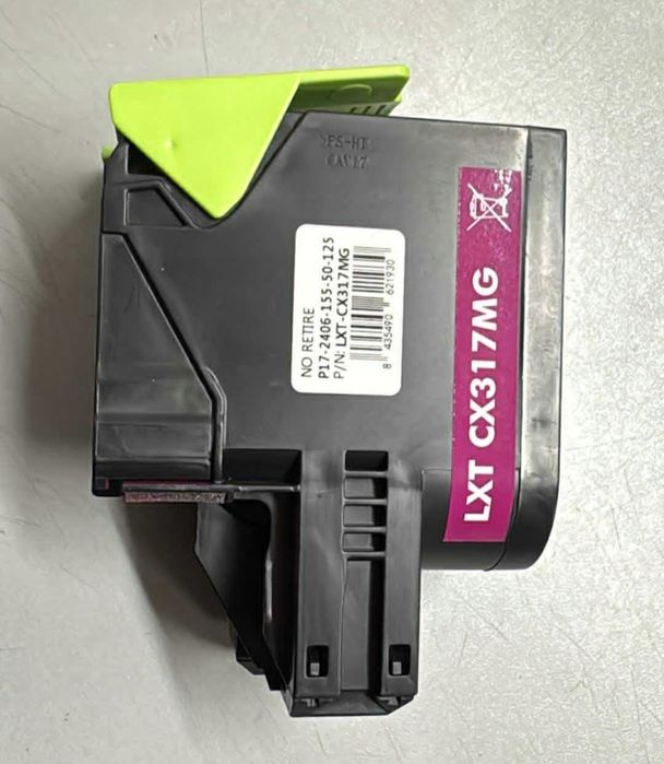 Toner Lexmark CS317 CS417 CS517 dn de Purpurowy