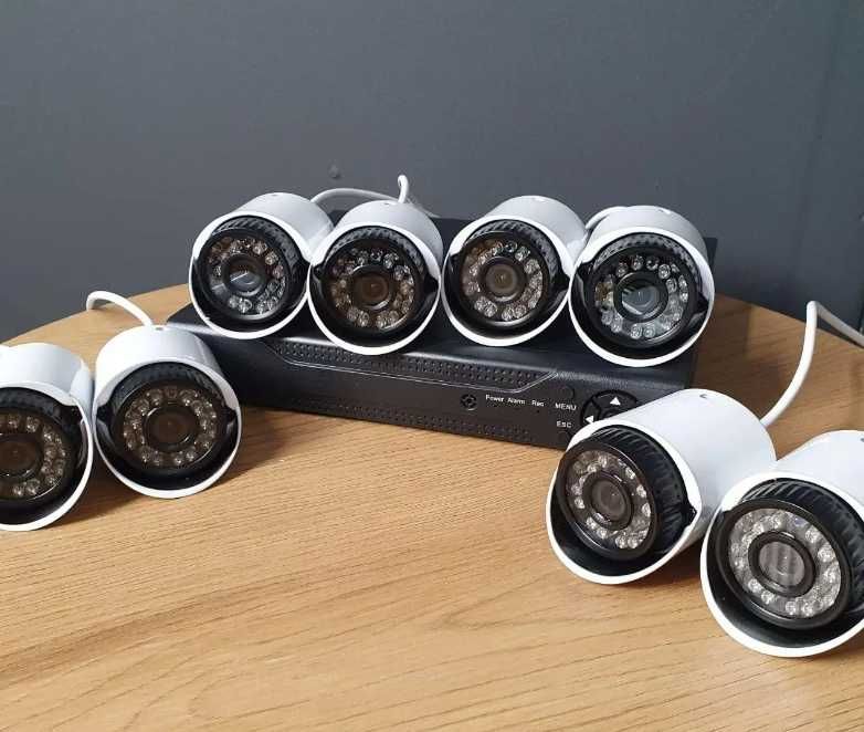 Система видеонаблюдения готовый комплект камер 8 штук
