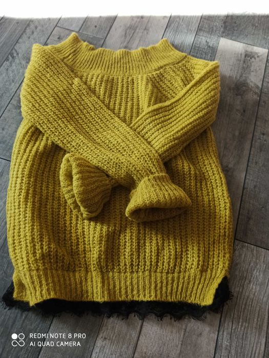 Vintage sweterek z wełną