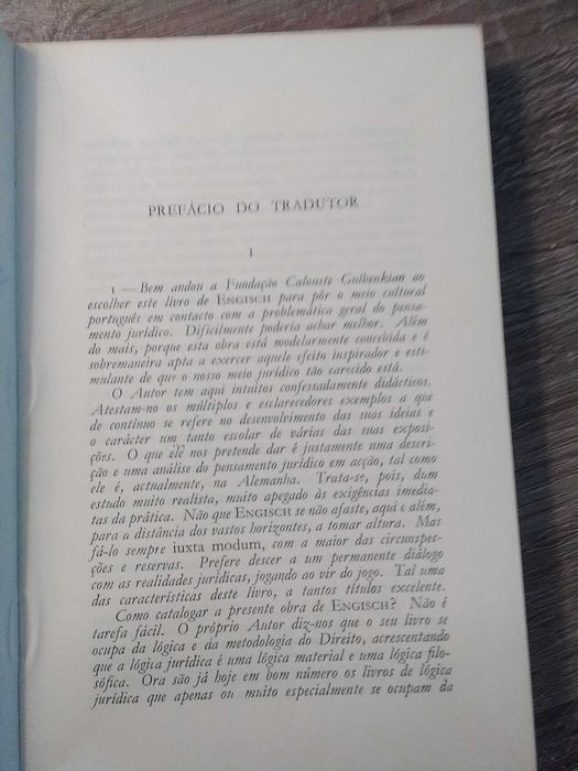 Introdução ao pensamento jurídico por Karl Engisch