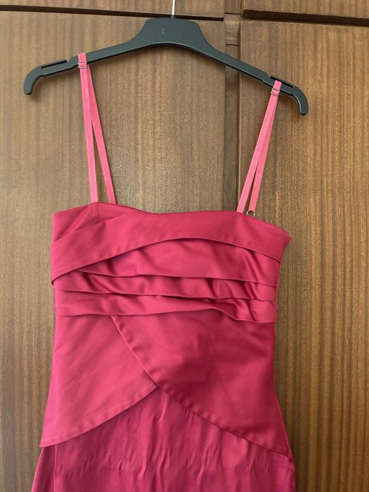 Vestido rosa fúcsia para festa | tamanho 34