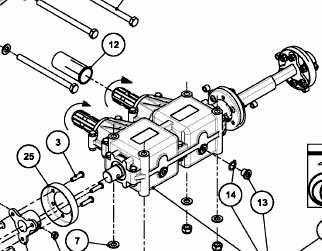 Zestaw naprawczy przekładni środkowej KVERNELAND VICON EXACTA TL HL