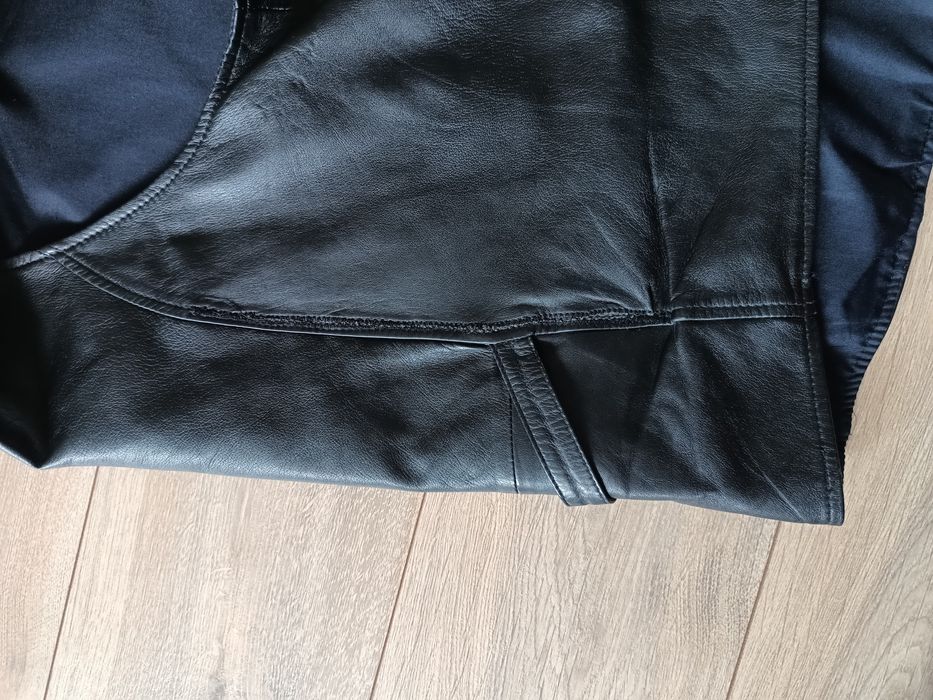 Męska kamizelka skórzana Severin by Lubello duża 8XL