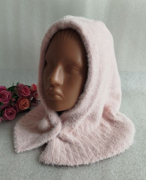 Новий м'який капорі з альпаки (утеплений флісом)