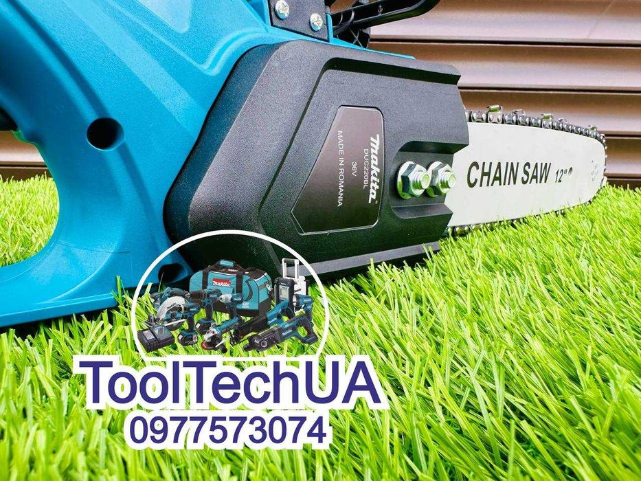 Акумуляторна міні ланцюгова пила Makita DUC 220 BL 36V8A Сучкоріз 2АКБ